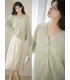 Symphony small velvet cardigan lazy style wool cardigan