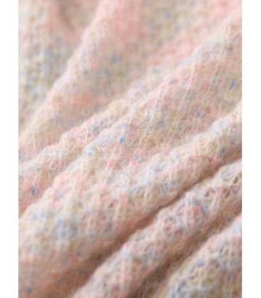 Symphony small velvet cardigan lazy style wool cardigan