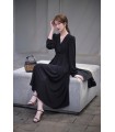 Vestido fino de cintura