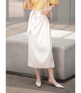 Skirt lembut Skirt lurus fesyen longgar Skirt musim luruh 