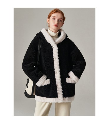 Sheep shearling jacket