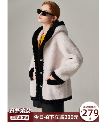 Sheep shearling jacket