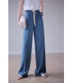 Slippery pants fashion straight casual pants 