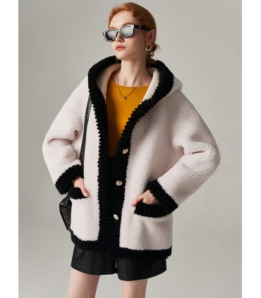 Får shearling jacka