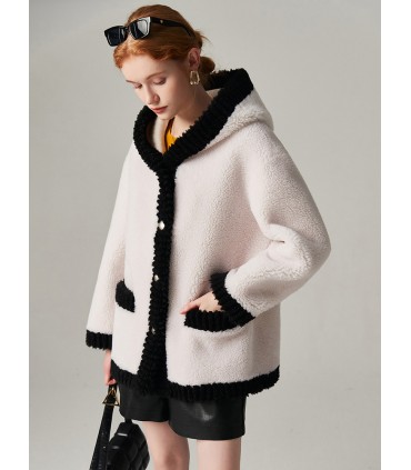 Sheep shearling jacket
