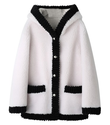 Sheep shearling jacket
