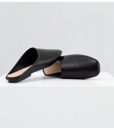 Fashionable Korean low-heeled rubber-soled all-match half-slippers
