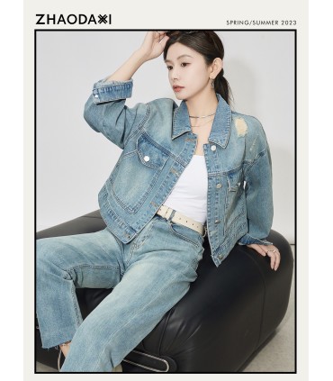 Carmen Denim Jacket 빈티지 데님 재킷 