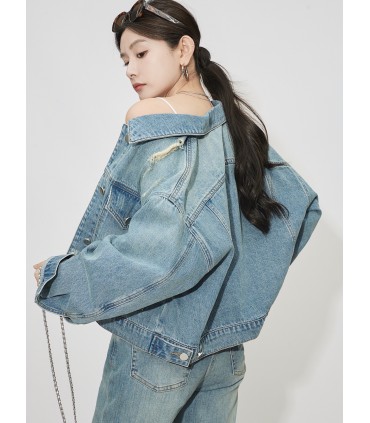 Jaket Denim Carmen Jaket Denim Vintaj