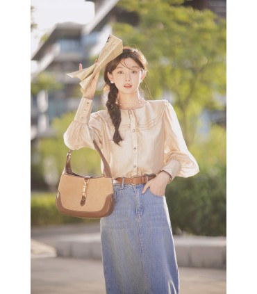 Nuevo top de tencel texturizado