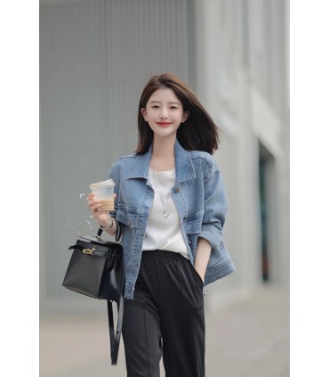 올 매치 패셔너블한 라펠 탑 