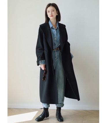 Kemeja Denim Temperamen Longgar Pesta Koboi 