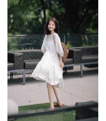 Elegant Temperament Fashionable Lace Dress 