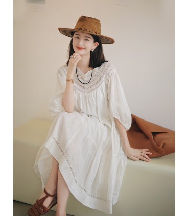 Elegant Temperament Fashionable Lace Dress 