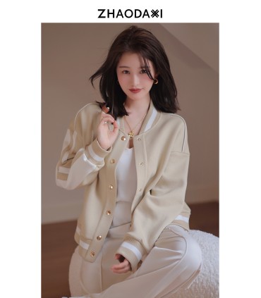 Chaqueta recta suelta 2022 Abrigo retro 