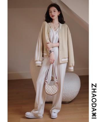 Chaqueta recta suelta 2022 Abrigo retro 