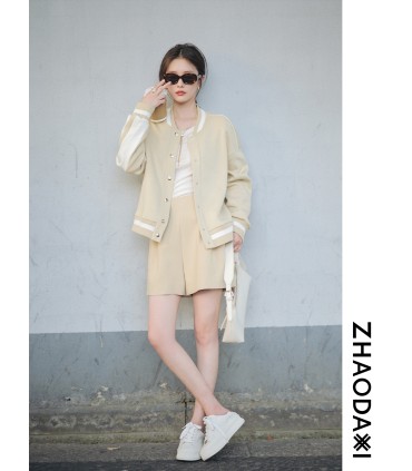 Chaqueta recta suelta 2022 Abrigo retro 