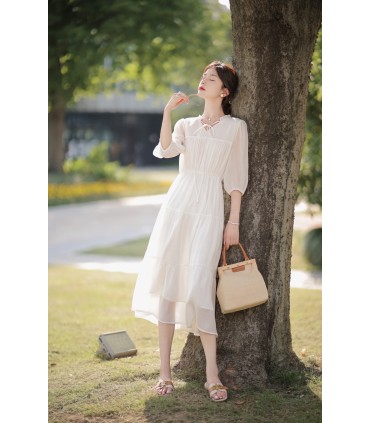 Zixia Fairy Lantern Sleeve Cake Dress 