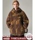 Sheep shearling short stitching casual jacket