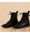 Bottes haut de gamme mode en cuir de vachette 