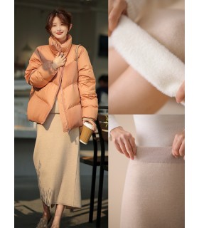 두꺼운 플러스 벨벳 캐주얼 레트로 스커트