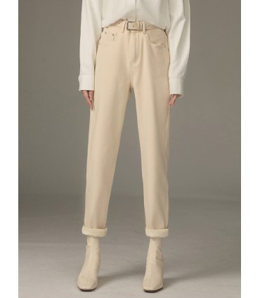 Warm drapierte Jeans