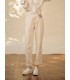 Minimalistiska jeans med hög midja