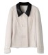 Sheep shearling short stitching jacket