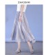 Skirt mengalir kilauan cangkerang mutiara