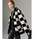Får shearling cropped cardigan