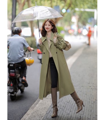 Return Loose Lapel Korean Coat 