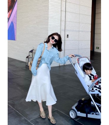 Warstwowa spódnica syrenka Yamamoto