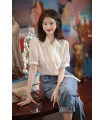 Shanhai Diary straight loose short-sleeved shirt 