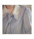 Nhật ký Shanhai sơ mi ngắn tay dáng rộng 