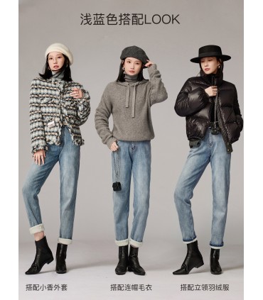 Big Brick Jeans High Waist Retro Daddy Pants