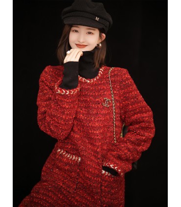 Xiaoxiang ドレス カジュアル ストレート スカート