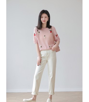 Vorspiel zum Frühling Weicher Kaschmirpullover