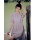 Loceng Angin Ungu Longgar Lace Tencel Fairy Dress