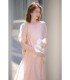 Loceng Angin Ungu Longgar Lace Tencel Fairy Dress