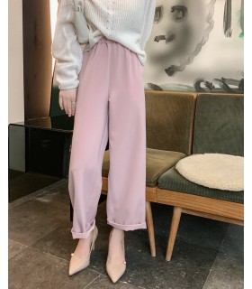 All-match casual straight-leg pants light and elastic 