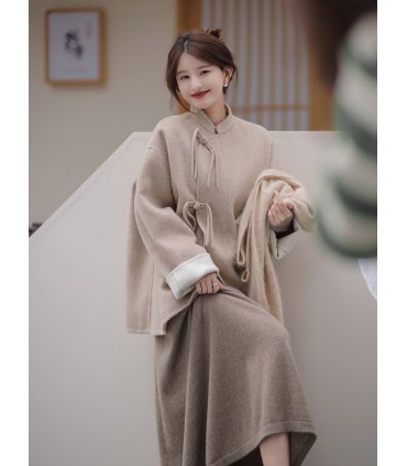 Wool coat autumn new silhouette coat