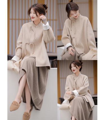 Wool coat autumn new silhouette coat
