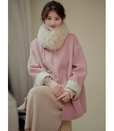 Mantel wol musim gugur mantel siluet baru