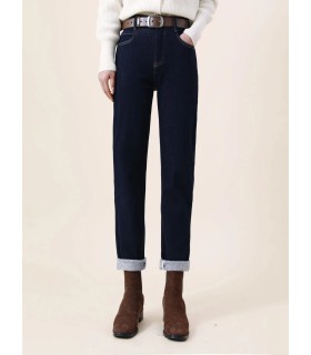 Pantaloni a gamba dritta nuovi jeans stile minimalista 