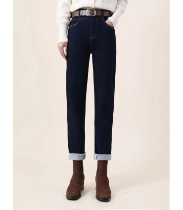 Celana jeans model kaki lurus model minimalis baru