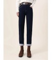 Straight-leg pants new minimalist style jeans 