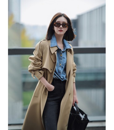 Nueva chaqueta cortavientos para mujer Abrigo coreano de moda 