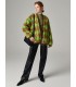 Får shearling kort retro cardigan