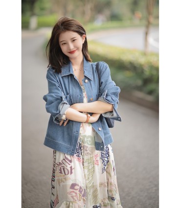 어퍼 이스트 사이드 데님 데님 재킷 