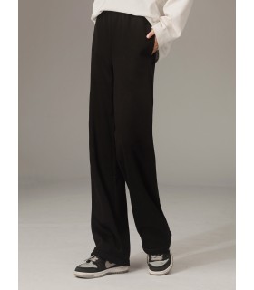 Minimalistisk stil Moppbyxor Dammode Fritidsbyxor 